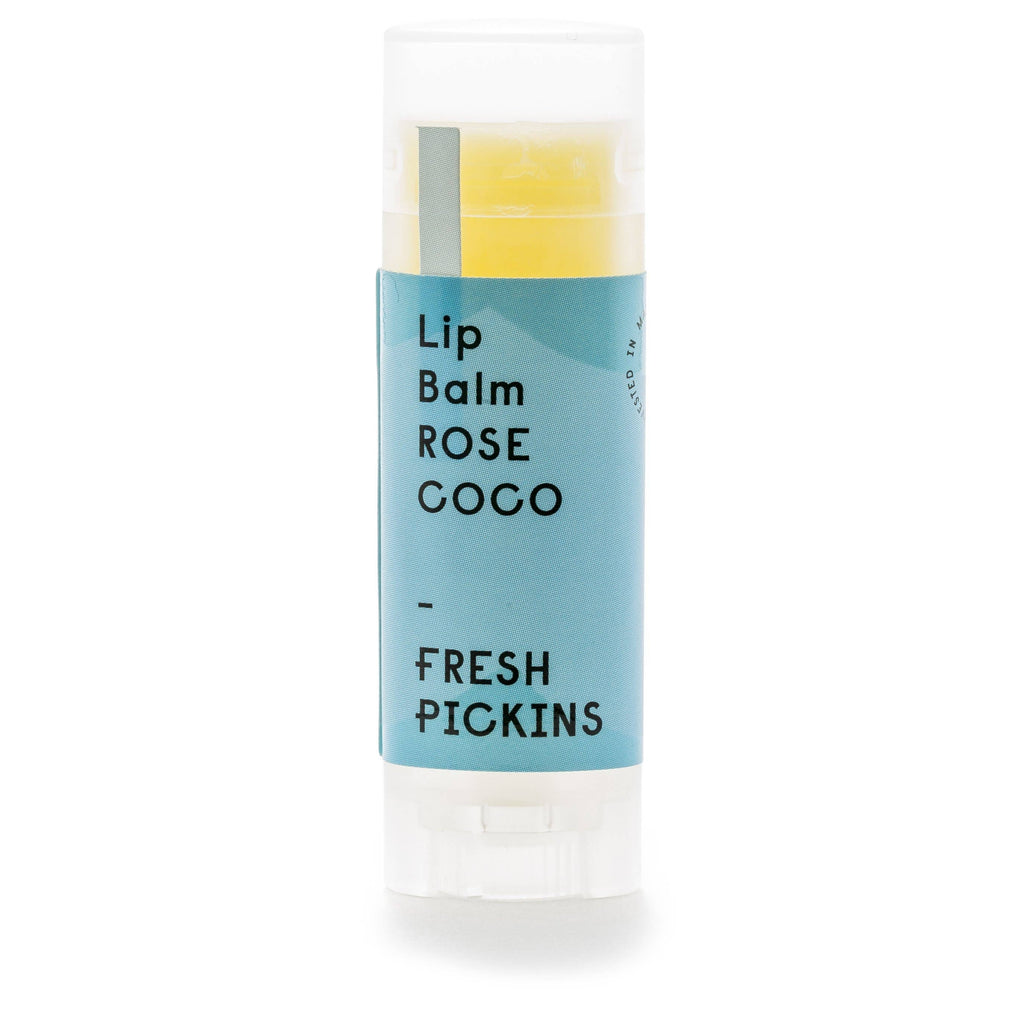 Beeswax Lip Balm | Rose Coconut Oil | Natural (0.15oz)