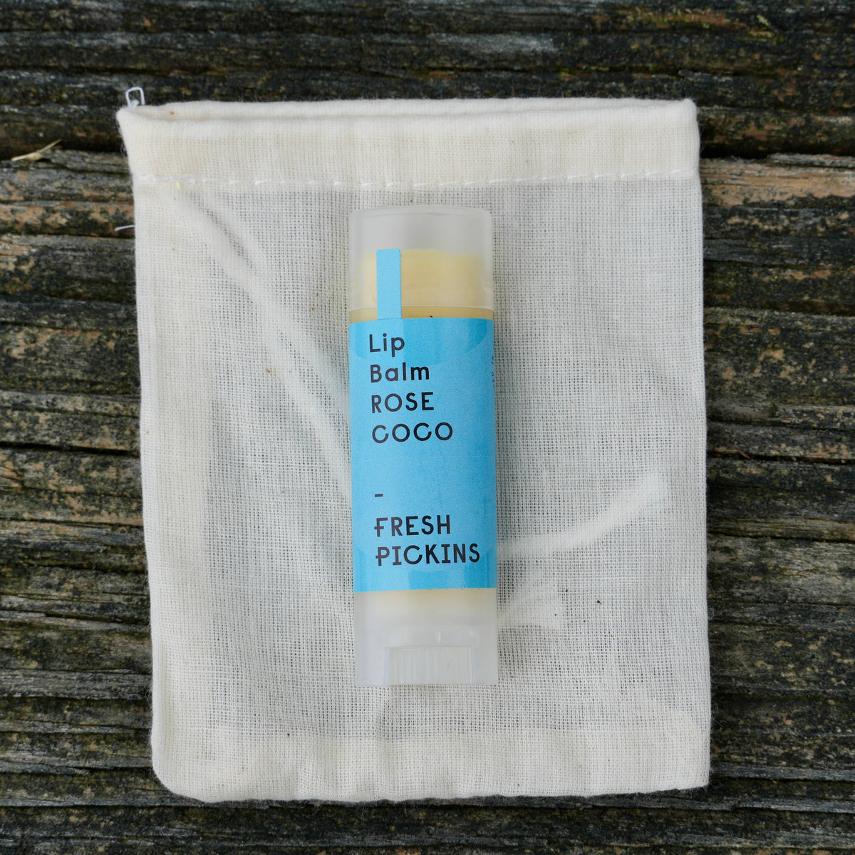 Beeswax Lip Balm | Rose Coconut Oil | Natural (0.15oz)