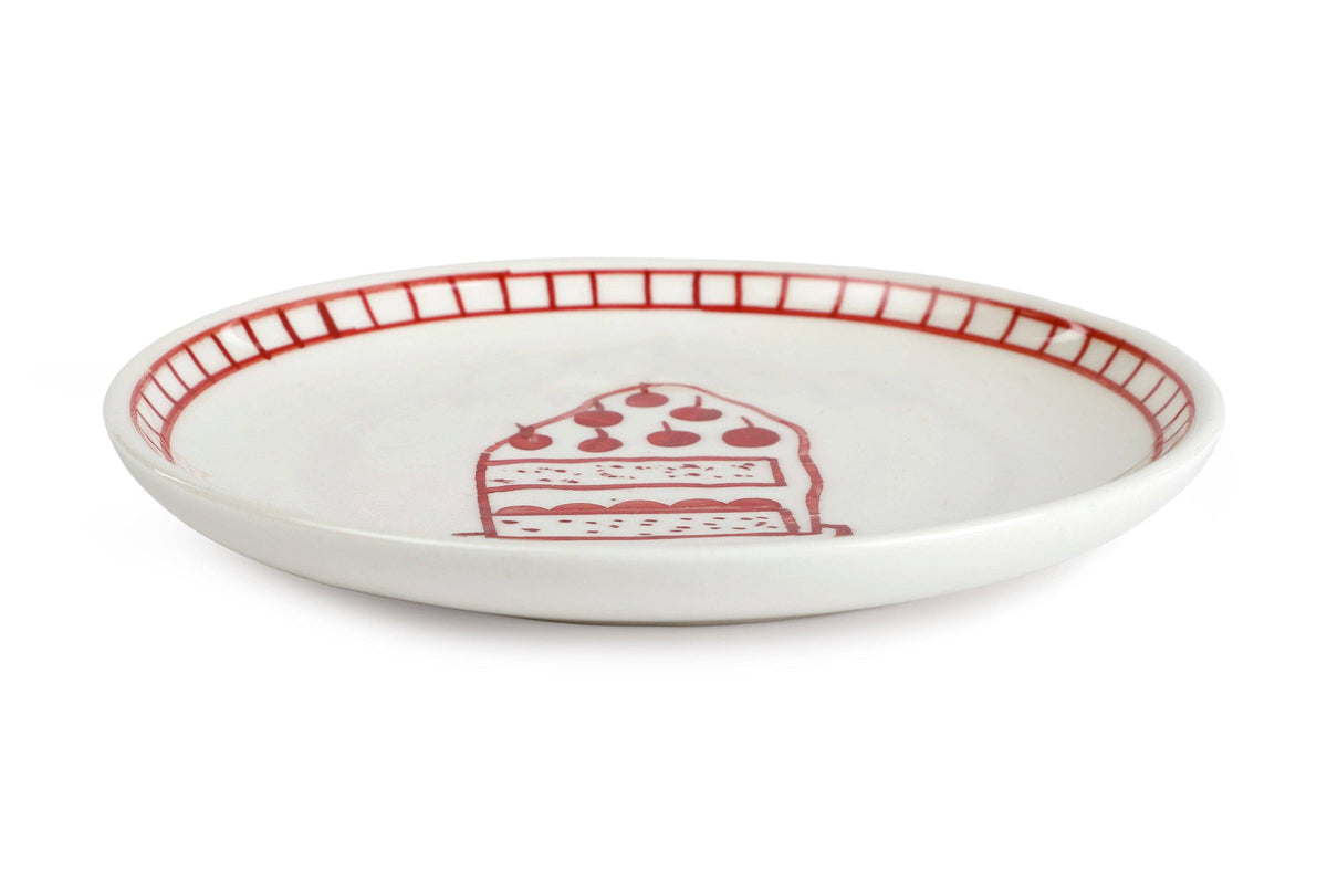 Dessert Plates | Handpainted Ceramic | 7 in