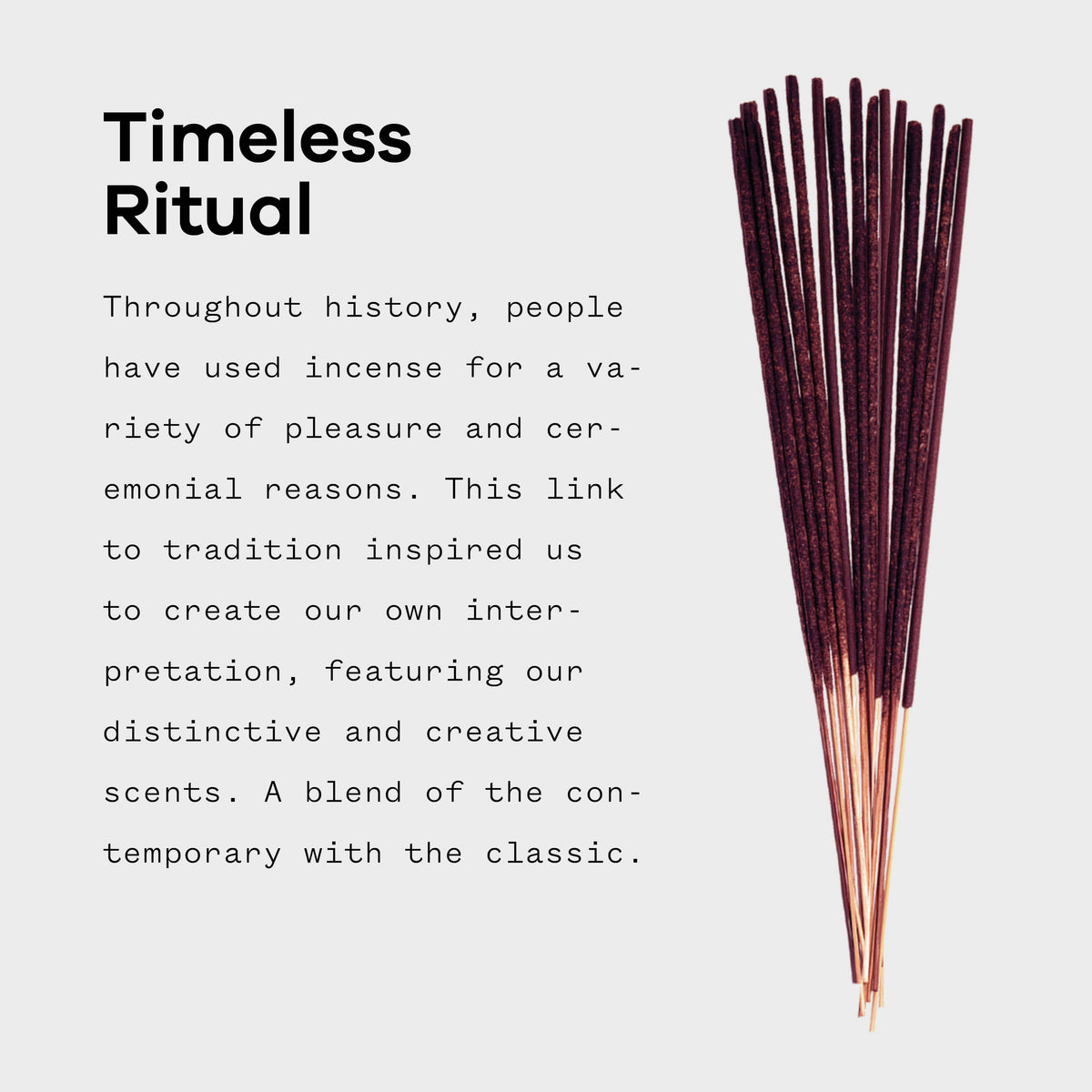 Underhill Incense Sticks – Tobacco, Cedar & Ale | Slow Burning, 20-Pack