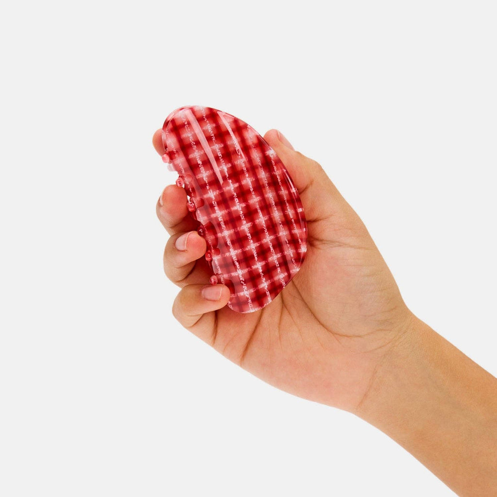 Suki Claw in Red Plaid