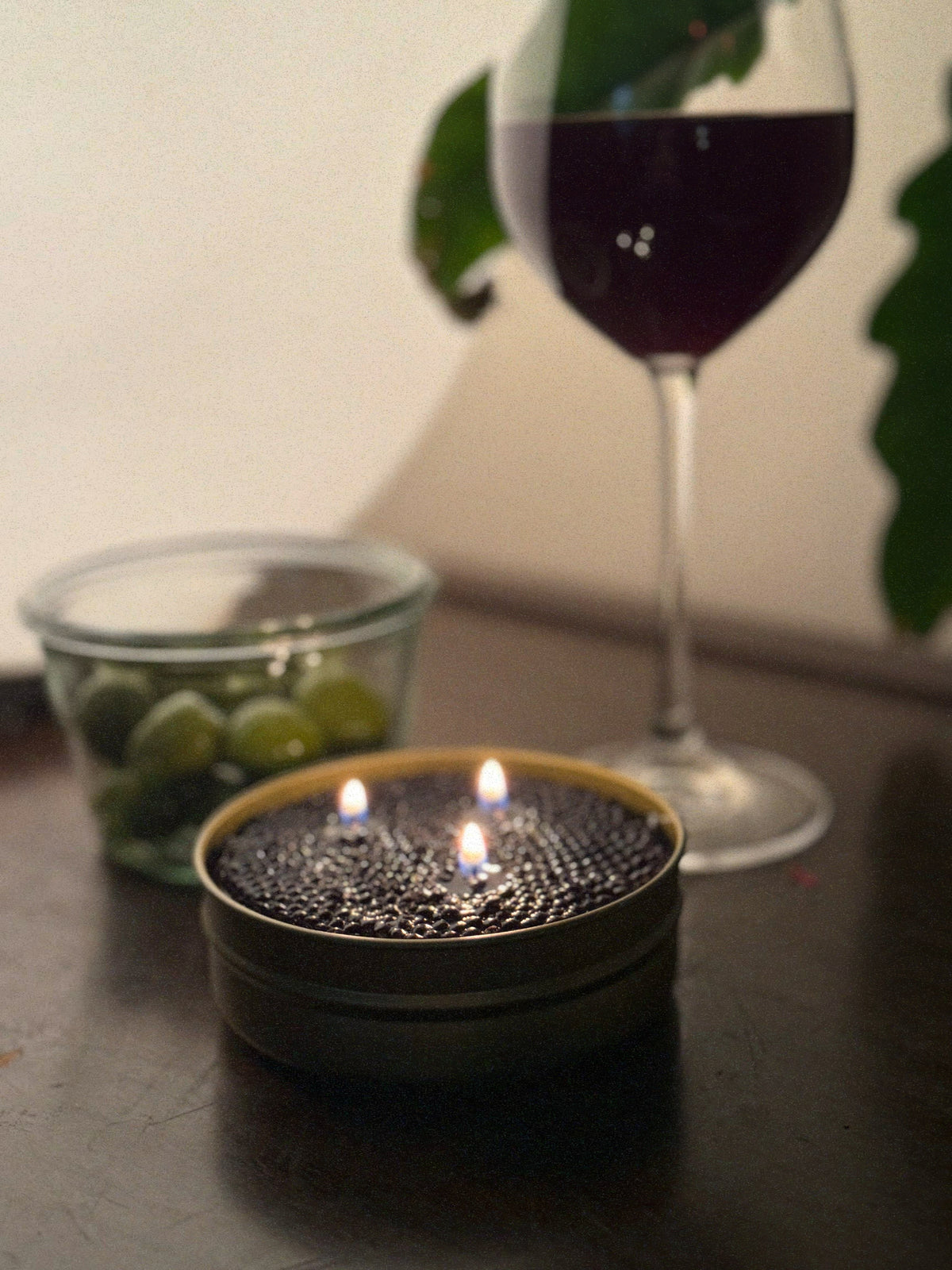 Fancy Caviar Candle in its tin