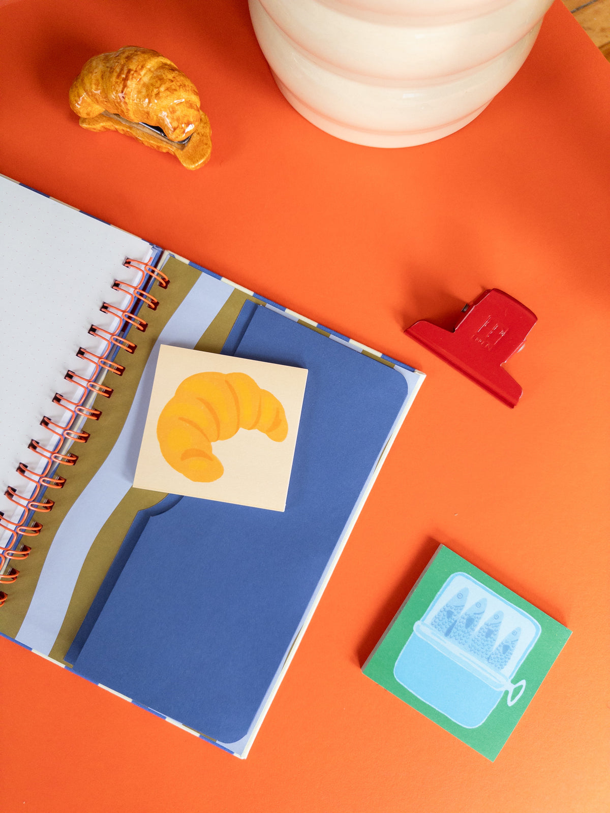 Croissant Sticky Notes