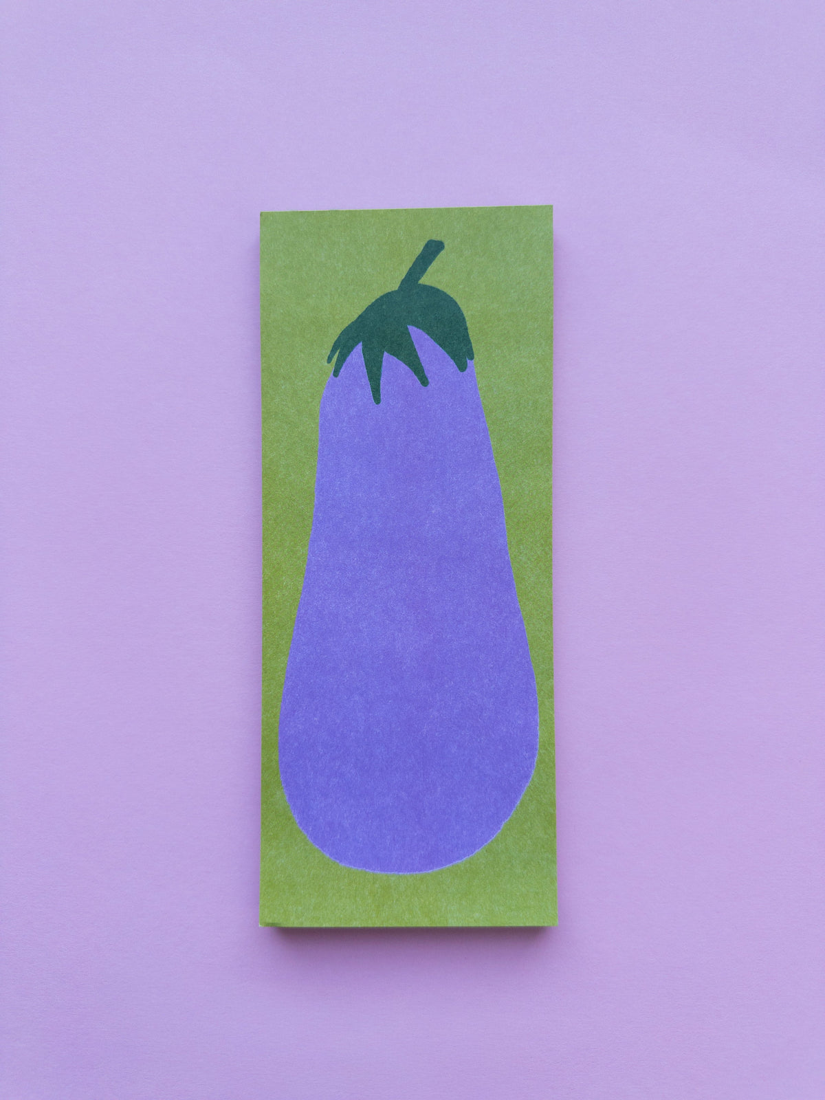 Eggplant Memo Pad - Grocery List Notepad