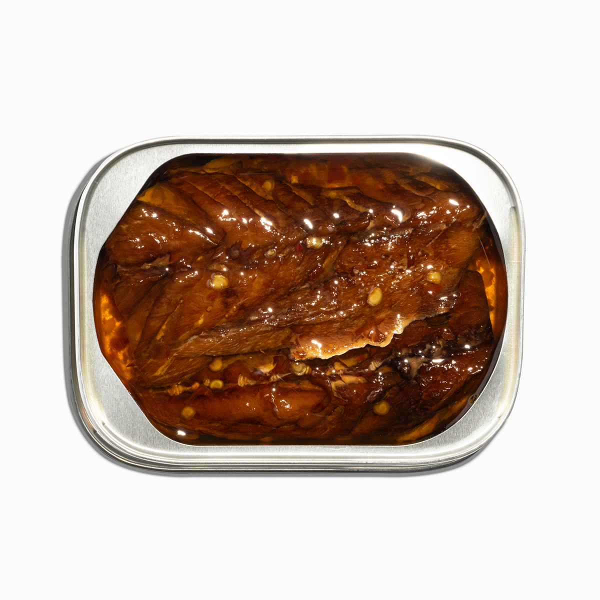 Fishwife slow smoked mackerel with chili flakes tin