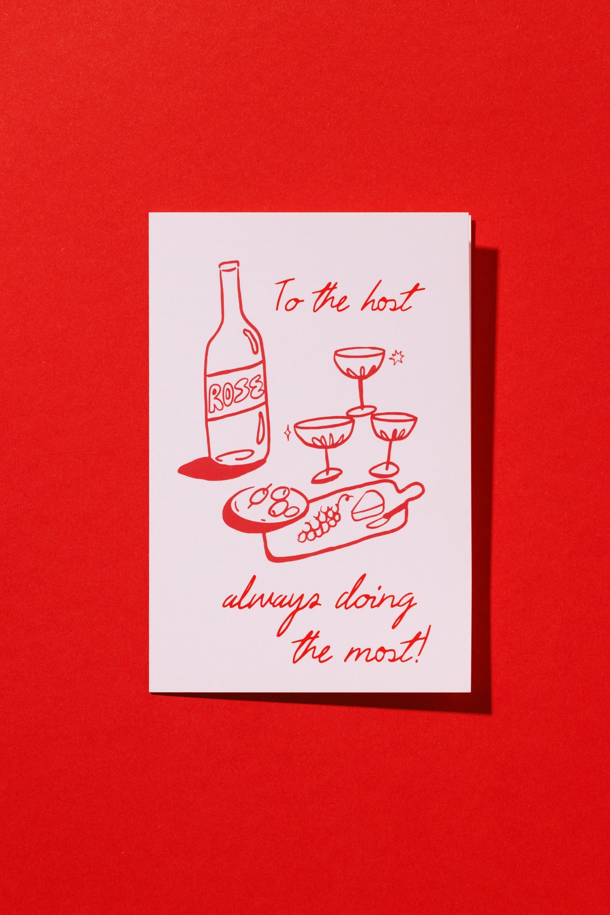 Host Doing The Most Holiday Card