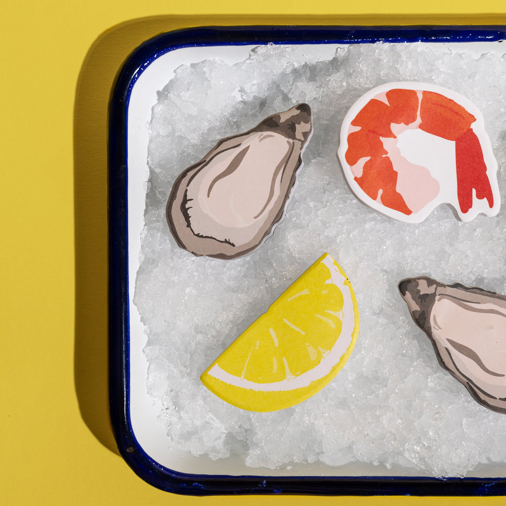 Oyster Food-shaped Sticky Notes