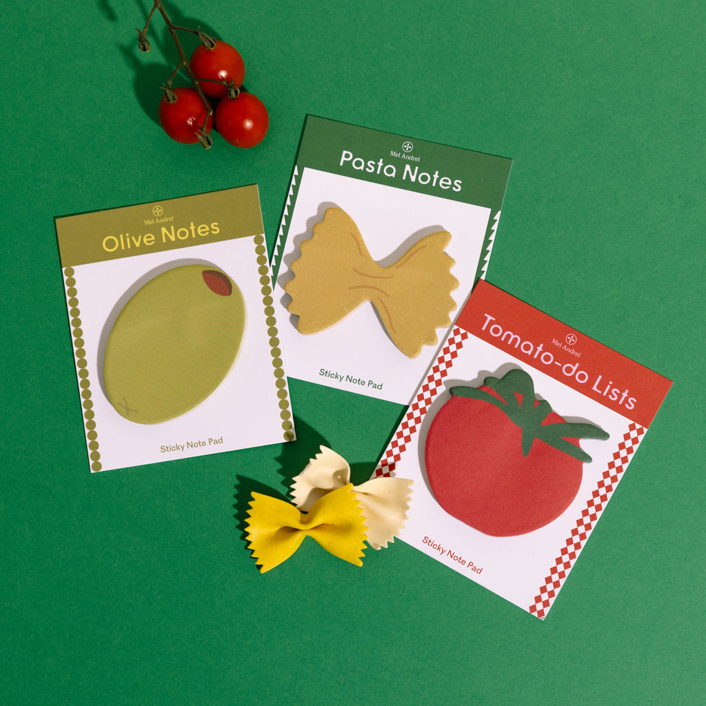 Farfalle Pasta Food-shaped Sticky Notes