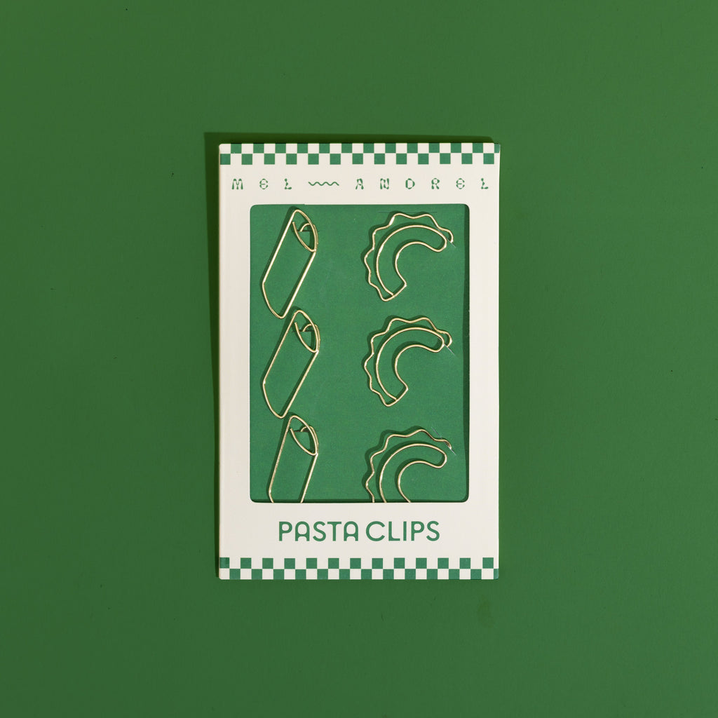Pasta Paper Clips - Creste di Gallo + Penne