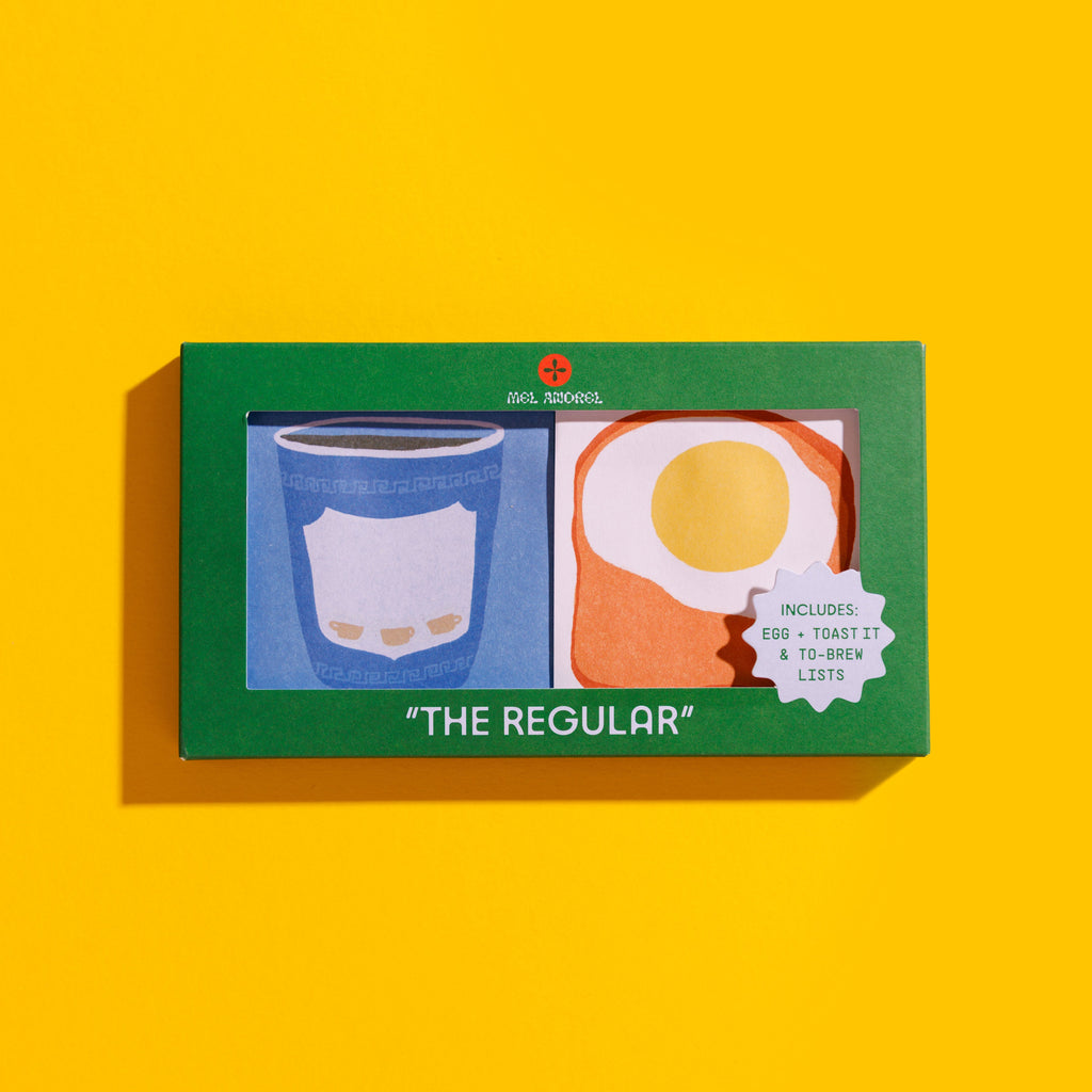 The Regular - Egg + Brew Sticky Note 2 Pack