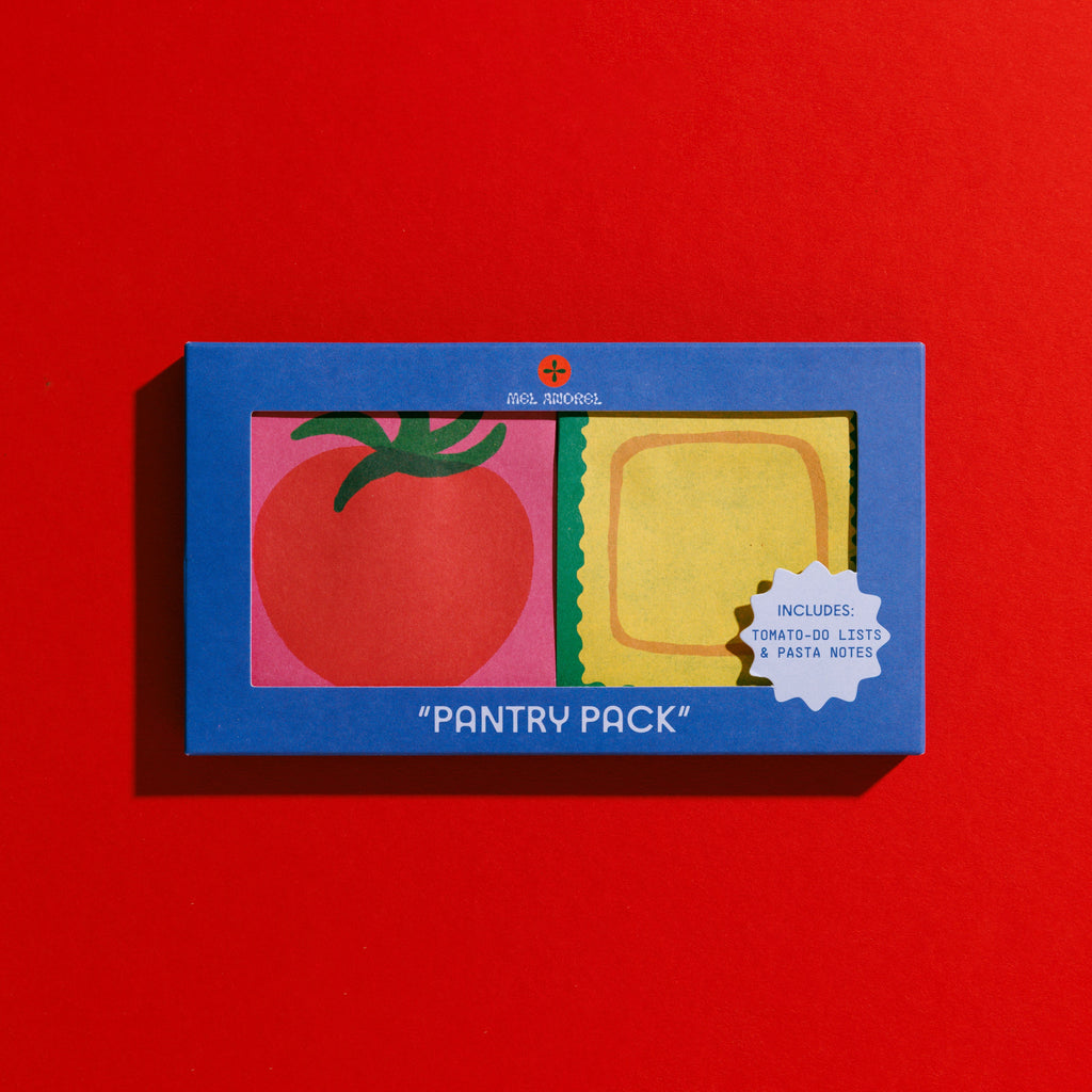 Pantry Pack - Pasta + Tomato Sticky Note 2 Pack