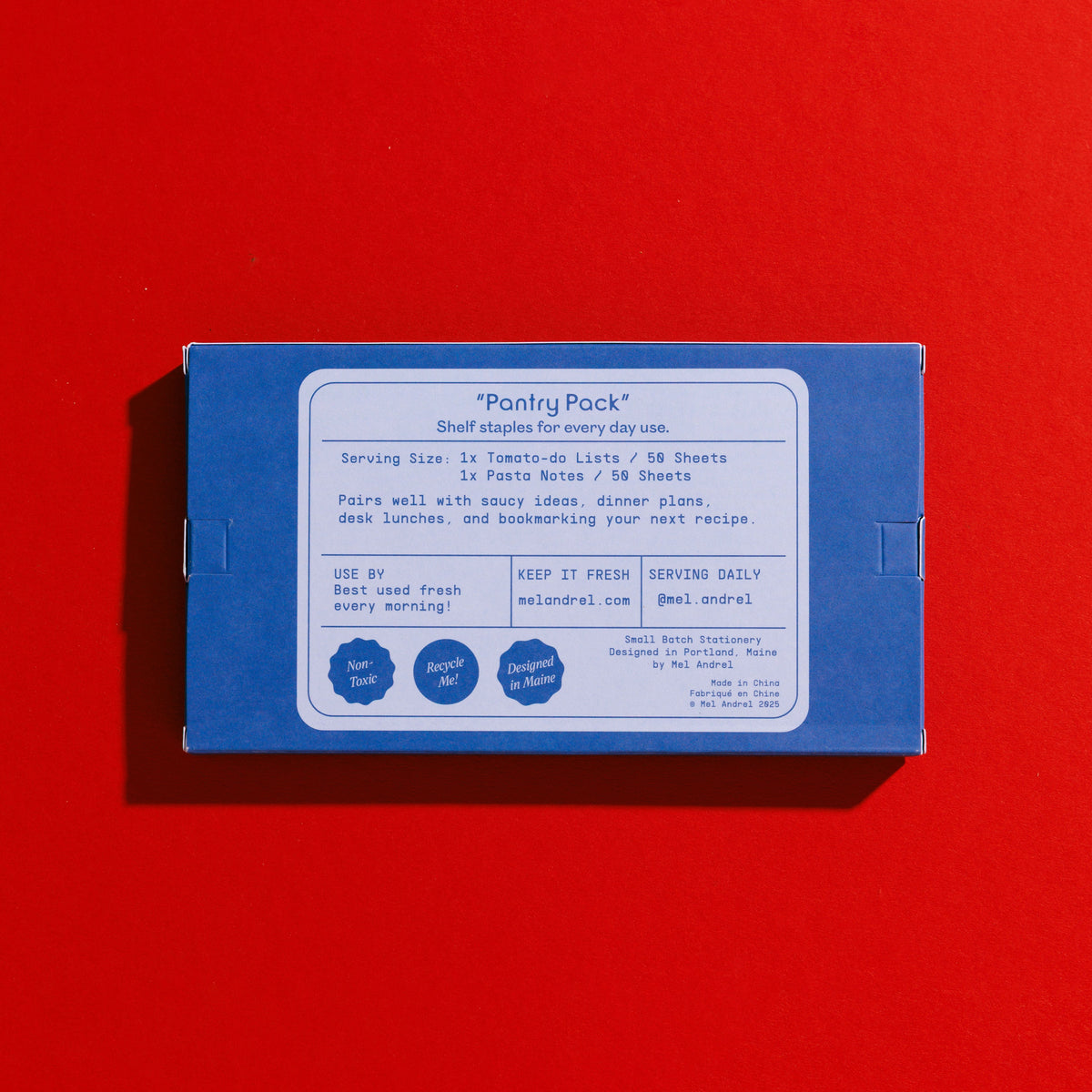Pantry Pack - Pasta + Tomato Sticky Note 2 Pack