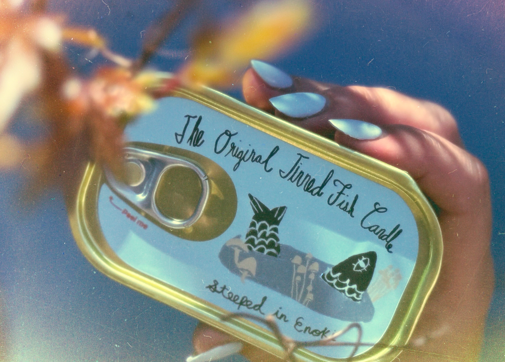 Enoki Forest Tinned Fish Candle
