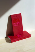 Palate Palette RED cookbook by The Taste Curators, spiral-bound with foil cover