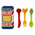 MackBecks Pasta Night Cutlery Set with tin