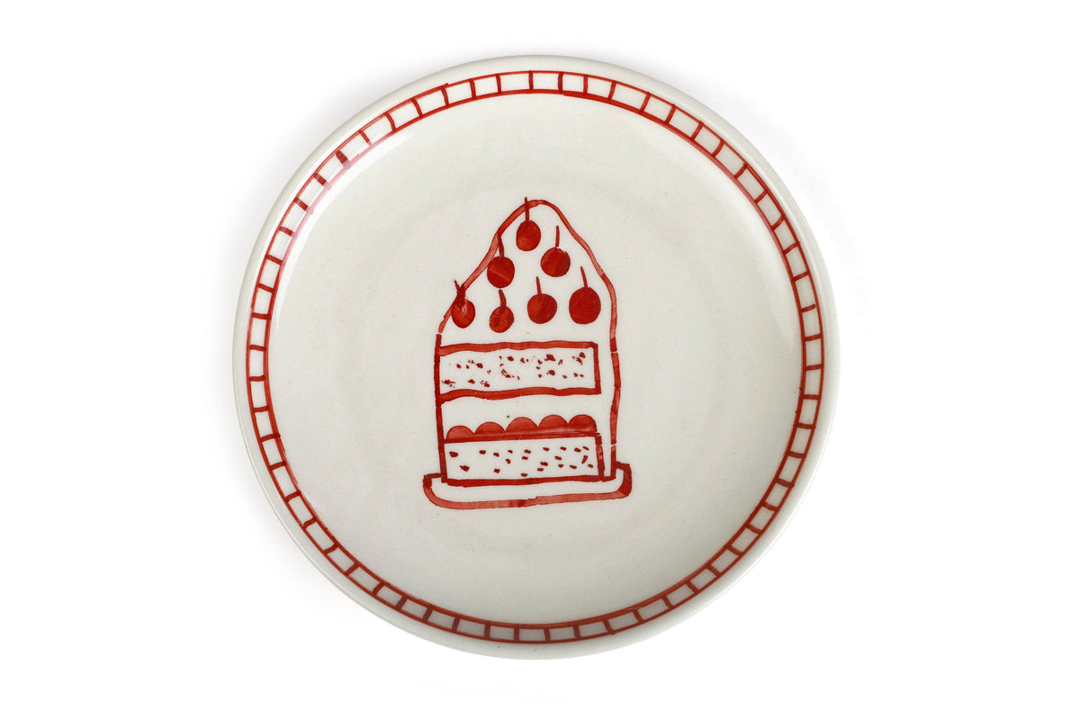 Dessert Plates | Handpainted Ceramic | 7 in