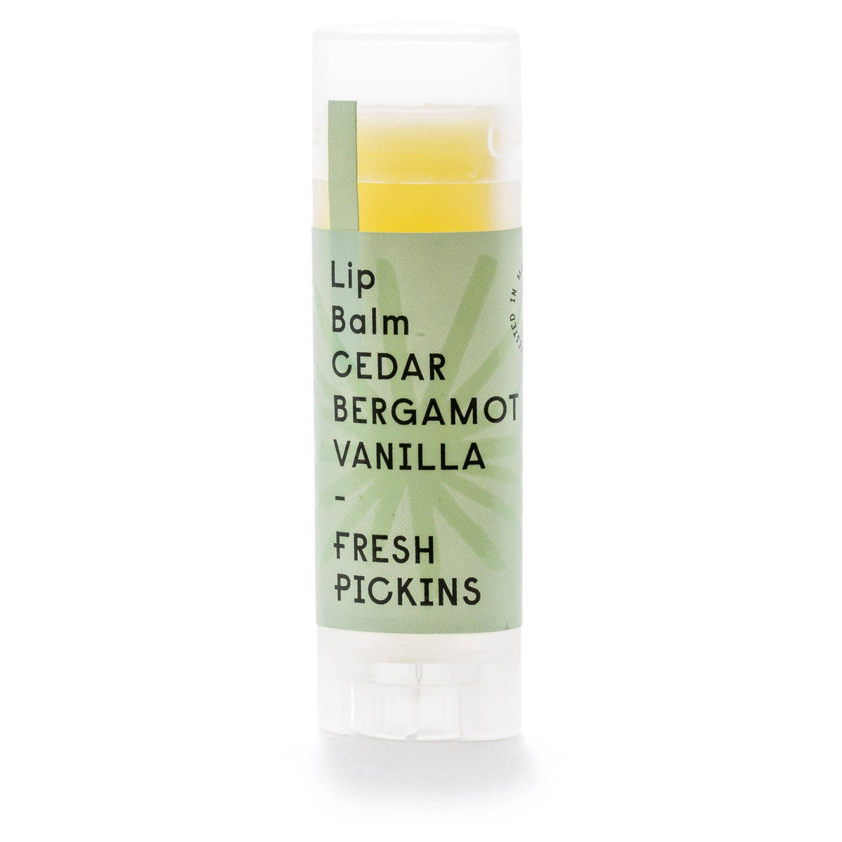 Beeswax Lip Balm | Cedar Bergamot Vanilla | Natural (0.15oz)