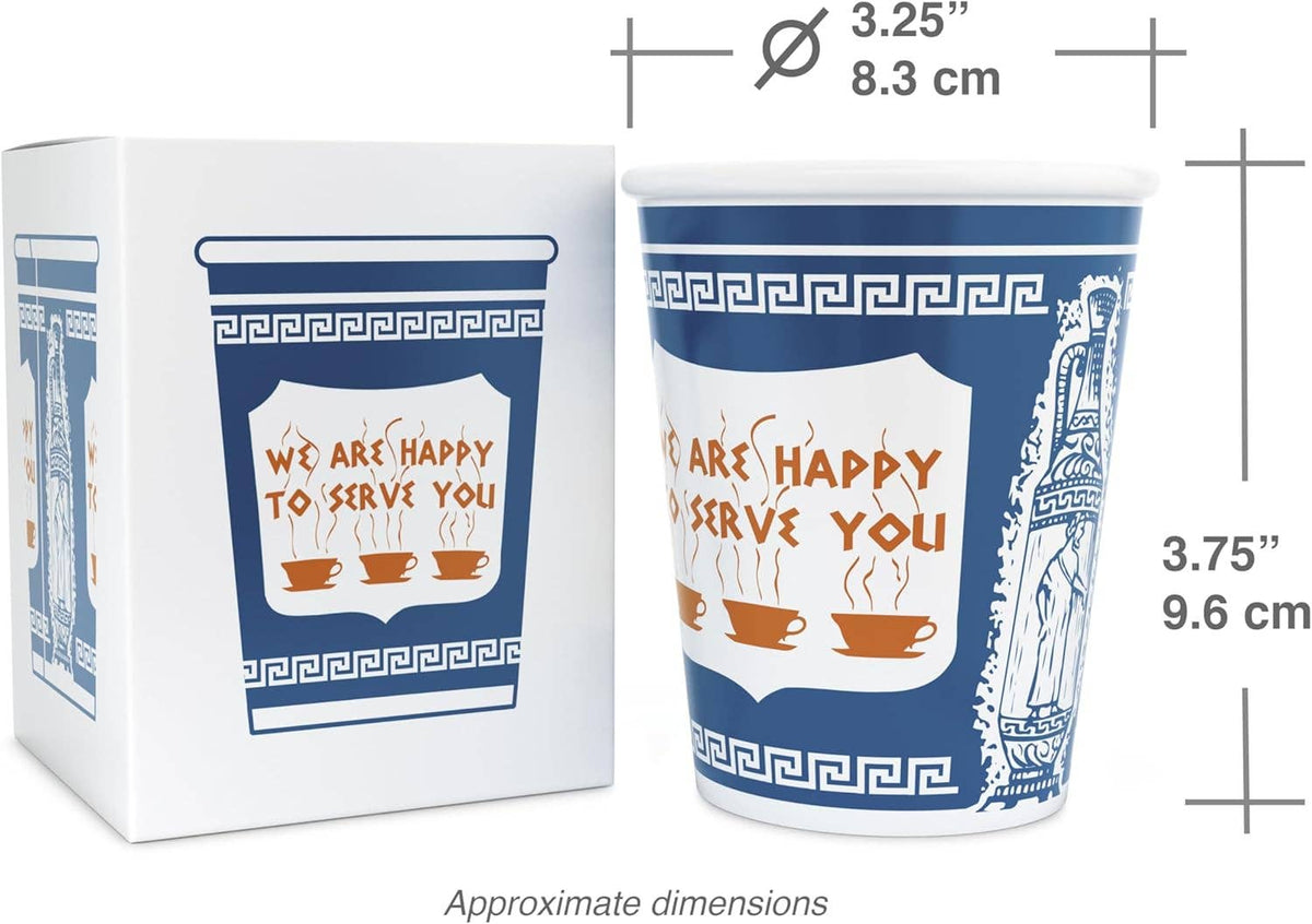 NY New York Coffee Cup | Ceramic | Anthora | 10oz