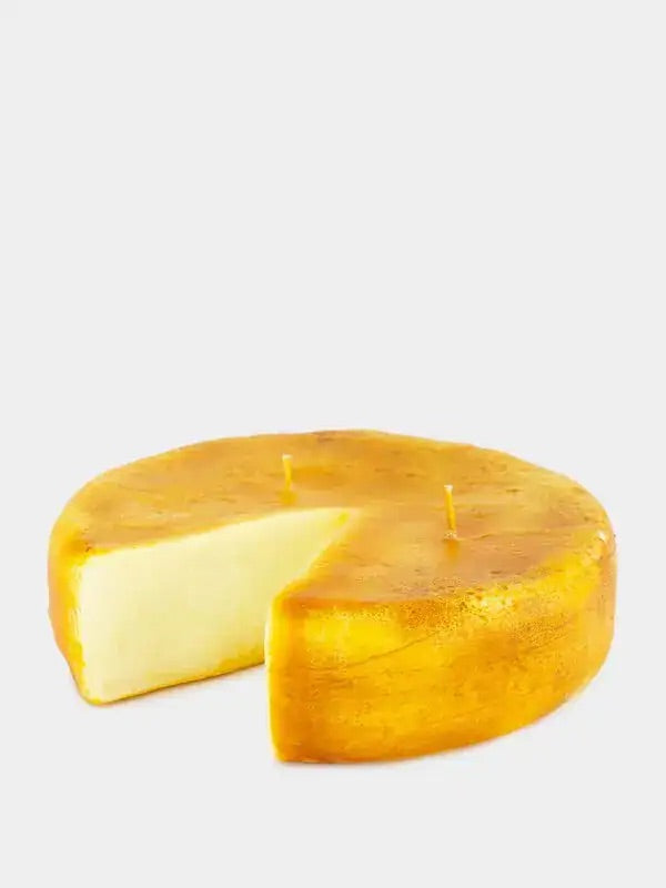 Cheese Wheel Candle