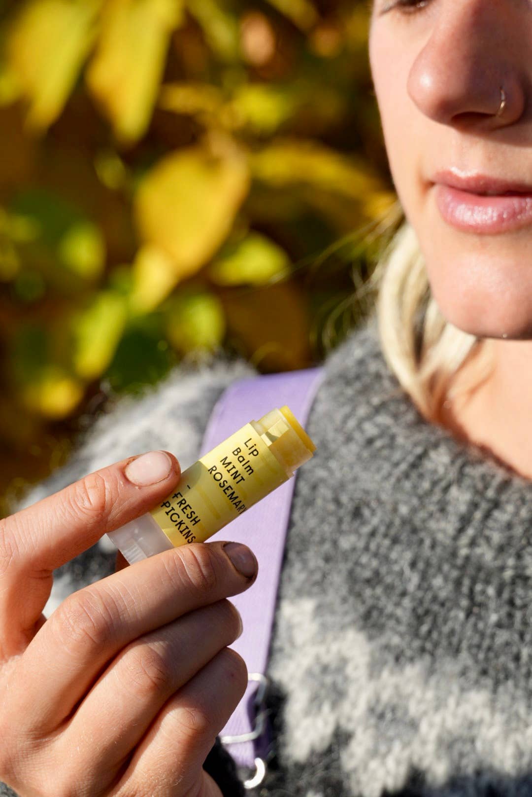 Beeswax Lip Balm | Mint Rosemary | Natural (0.15oz)