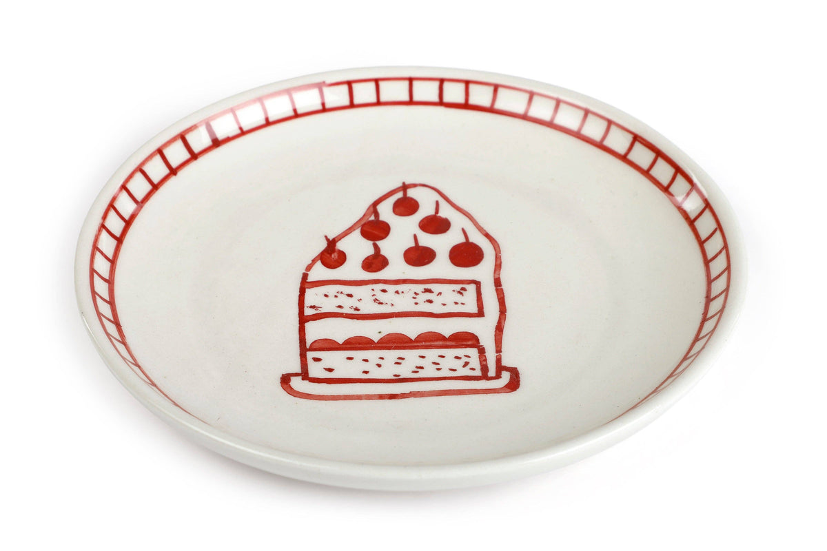 Dessert Plates | Handpainted Ceramic | 7 in