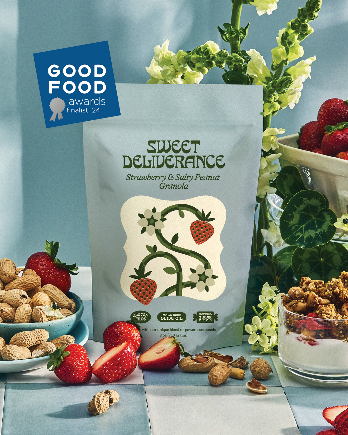 Strawberry & Salty Peanut Granola award