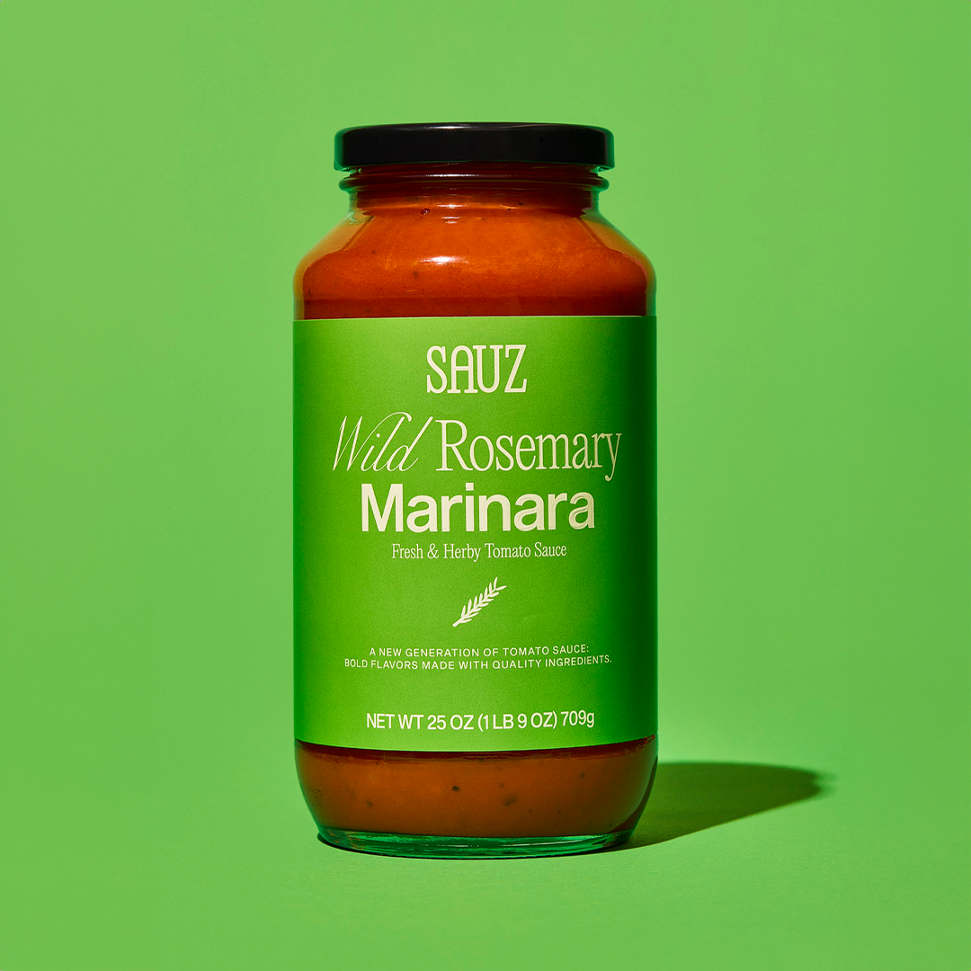 Sauz Wild Rosemary Marinara jar