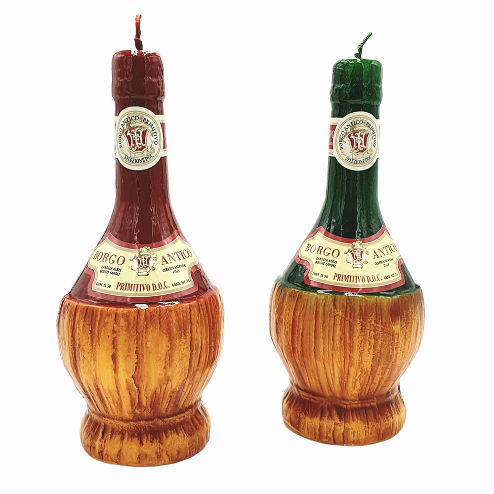 Fiaschetto Vino Wine Bottle Candle